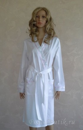 Халат хлопковый Белый кимоно Feraud