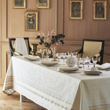 Скатерть 172х362 Garnier-Thiebaut GALERIE DES GLACES VERMEIL 