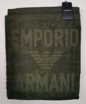 Полотенце 100x170 Emporio Armani MARE military green хаки