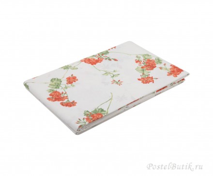 Постельное белье 2 спальное евро макси Mirabello Gerani оранжевое