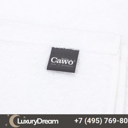 Полотенце 30x30 Cawo Life Style 7007 Uni белое