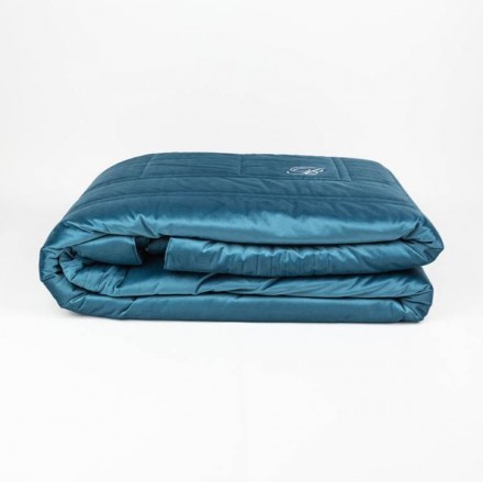 Покрывало 270х270 Blumarine BLU VELVET 03 notte night синее