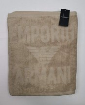 Полотенце 100x170 Emporio Armani MARE pearl grey бежевое