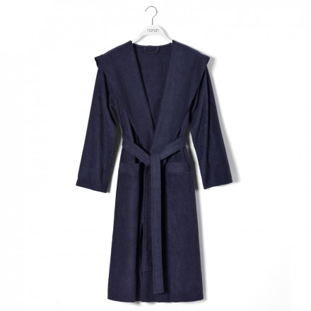 Халат хлопковый Hamam Meyzer темно-синий