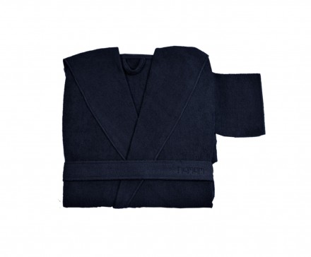 Халат хлопковый Hamam Meyzer темно-синий