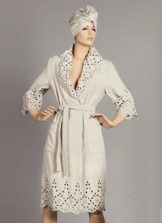 Халат махровый Luna di Giorno 2250 bianco