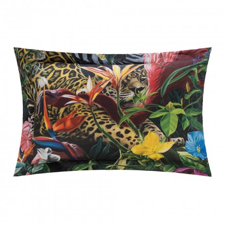 Постельное белье 2 спальное евро Roberto Cavalli PARADISE black 001