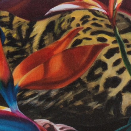 Постельное белье 2 спальное евро Roberto Cavalli PARADISE black 001