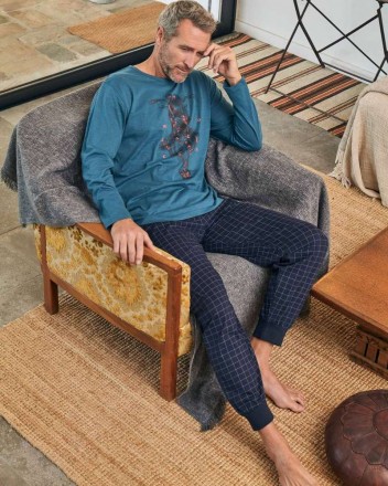 Пижама мужская Massana 253 MIDDLE GREEN