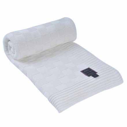 Плед 130x170 L'appartement Allan слоновая кость