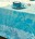 Скатерть 175х255 Garnier-Thiebaut OUESSANT TURQUISE 