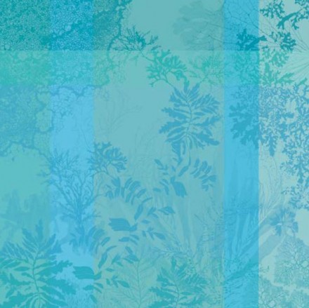 Скатерть 175х255 Garnier-Thiebaut OUESSANT TURQUISE 