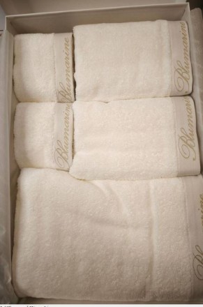 Набор полотенец 5шт Blumarine SPA молочный 05 ivory