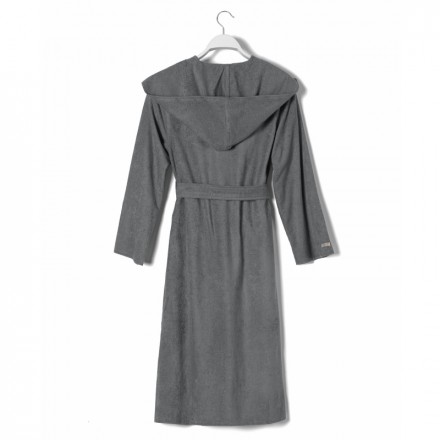 Халат хлопковый Hamam Meyzer темно-серый