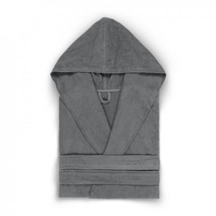 Халат хлопковый Hamam Meyzer темно-серый