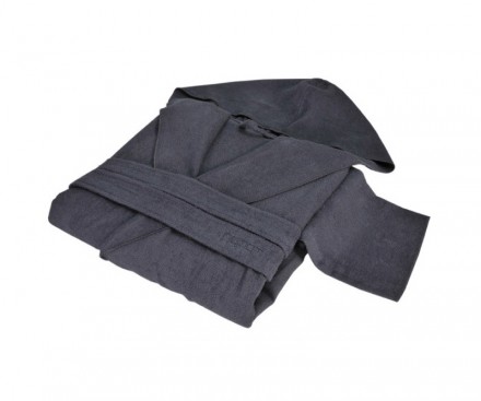 Халат хлопковый Hamam Meyzer темно-серый