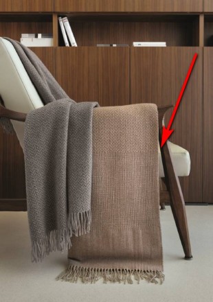 Плед 140х190 Somma BORNEO col.020 naturale 