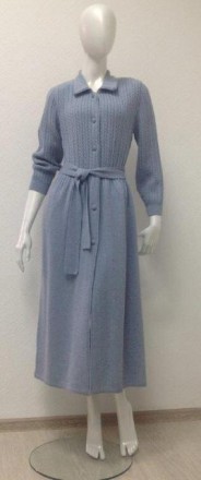 Халат Jaycris-Artesania Angeles темно-голубой