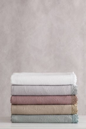 Покрывало 240х260 Pavia LOREN Yatak Bej