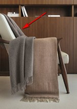 Плед 140х190 Somma BORNEO col.011 grigio 