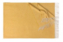 Плед шерстяной 130x200 BOSTON 173 gold