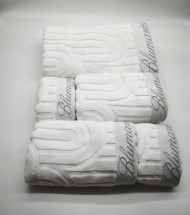 Набор полотенец 5 шт Blumarine MONOGRAM белый 04 white