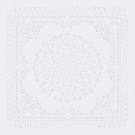 Скатерть 234х594 Garnier-Thiebaut ELOISE BLANC 