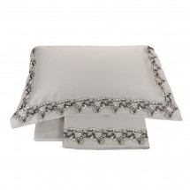 Постельное белье 2 спальное евро La Perla Icon серое