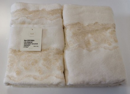 Набор полотенец 3 шт Palombella GIOCONDA cream кремовый