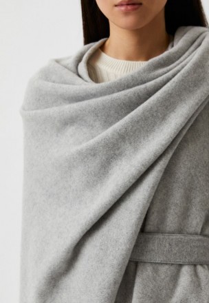 Пончо Max Mara Leisure DEODARA серое