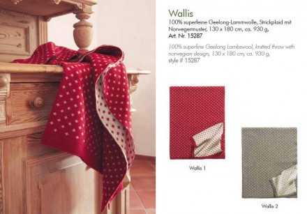 Плед шерстяной 130x180 Eagle Wallis 1