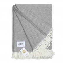 Плед 140x200 Schoner Wohnen Relax mittelgrau