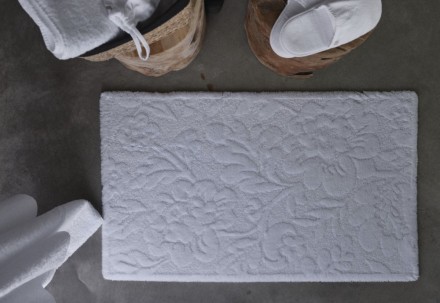 Коврик для ванной 70х140 Abyss & Habidecor Brighton 100 белый