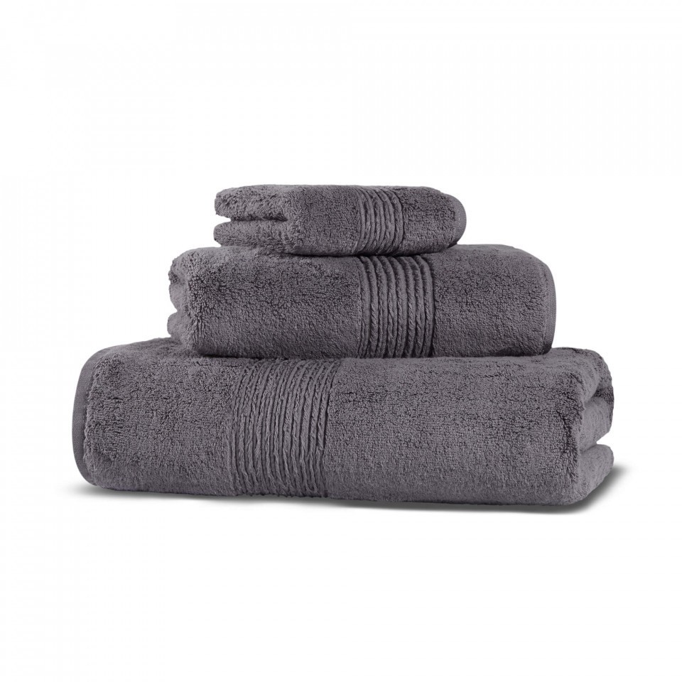 Полотенце 30x40 Hamam Galata Organic антрацит