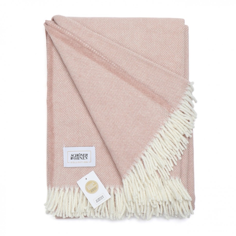 Плед 140x200 Schoner Wohnen Relax rose