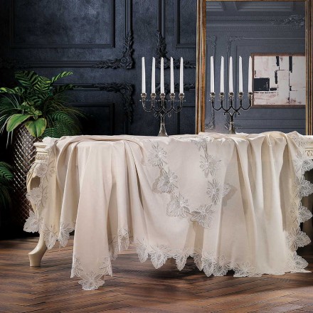 Скатерть 160x260 Zebra Casa ALESSA Bej 