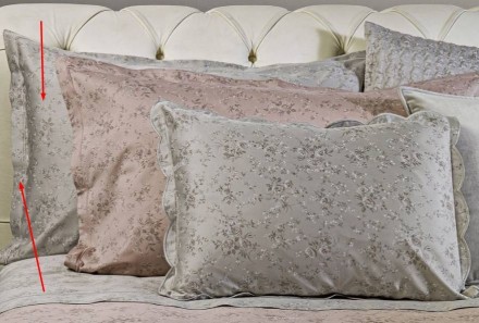 Постельное белье 2 спальное евро La Perla Limoges grigio серое