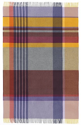 Плед 130x200 Eagle YORK 101 bordo-flieder-silber