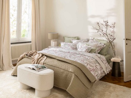 Постельное белье 2 спальное евро Alexandre Turpault TOURBILLON COSMOS