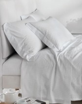 Постельное белье 2 спальное евро Mirabello PLUMETIS U02 Azzurro