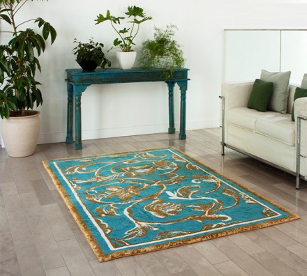 Коврик для ванной 70х140 Abyss & Habidecor Dynasty 220 бирюзовый