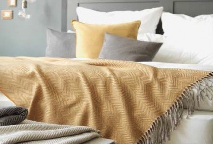 Плед из шерсти ягненка 130х195 Eagle Products ДЕНВЕР 108 