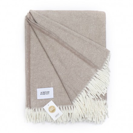 Плед 140x200 Schoner Wohnen Relax taupe