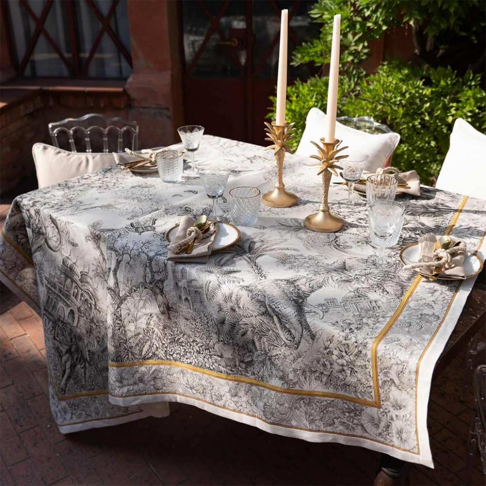 Скатерть 170х270 Tessitura Toscana Telerie TANTRA NATURALE 