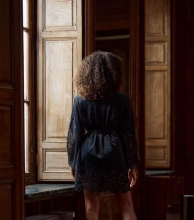 Халат Marjolaine VOLUPIA 5VOL2201 0004 Noir