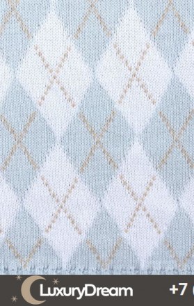 Плед детский 100х150 Luxberry Imperio 252 голубой