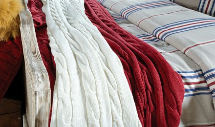 Плед 130х170 Messina от L'appartement золотой