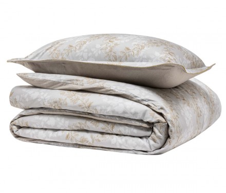 Постельное белье 2 спальное евро Alexandre Turpault ROSAILLE BRUME