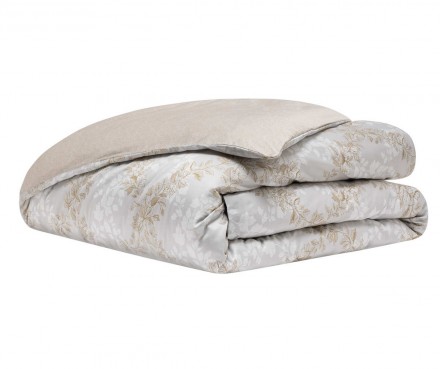 Постельное белье 2 спальное евро Alexandre Turpault ROSAILLE BRUME