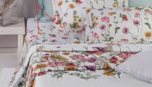 Постельное белье 2 спальное евро Mirabello POPPIES FIELD 09B F.Bianco